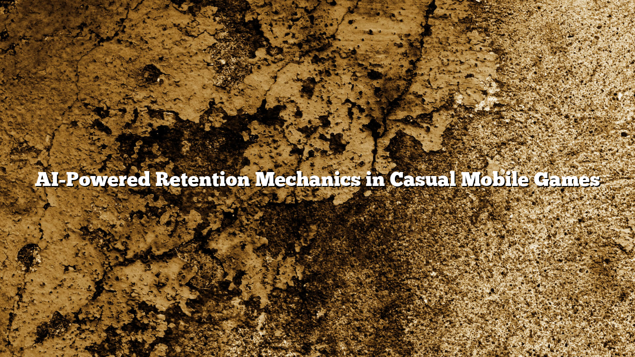 AI-Powered Retention Mechanics in Casual Mobile Games